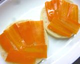 人参とグリーンピースの檸檬風味和トースト作り方3写真