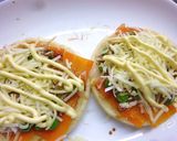 人参とグリーンピースの檸檬風味和トースト作り方5写真