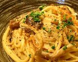 ■かんたん旨い！きのこの明太子パスタ■作り方5写真
