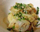 冬の副菜:白菜と油あげの炒め煮作り方5写真