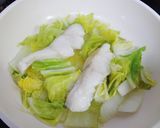 簡単ヘルシー料理✿タラと白菜の蒸し煮作り方5写真