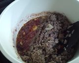 おこげの替わりにエビせん！麻婆茄子餡かけ作り方5写真