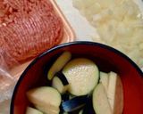 ナスと挽き肉の簡単うまうまリゾッド♪作り方1写真