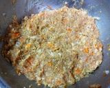 チキンとレンコンの味噌バーグ作り方2写真