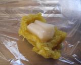 すっっっごく美味、餅入りさつまいも巾着♪作り方3写真