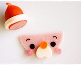 ＊キャラパン＊クリスマスに★サンタサンド作り方3写真