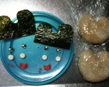 キャラ弁　たまごっち　まめっち作り方1写真