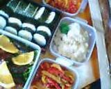 お弁当　サラダ太巻き作り方6写真
