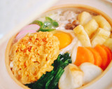 一人鍋♡白だしで作るあつあつ鍋焼きうどん作り方5写真