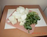 楽的　大根と鶏肉の甘辛煮作り方1写真