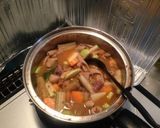 材料煮込むだけ！簡単どてやき風モツ煮込み作り方2写真
