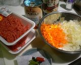 挽き肉たっぷり♪肉食女子用ボロネーゼ作り方1写真