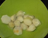 *里芋とほうれん草の豆乳ポタージュ*作り方1写真
