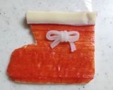 キャラ弁☆サンタブーツINトイプードル作り方4写真