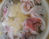豚ロース薄切り肉・豆腐・小松菜で3点鍋作り方6写真