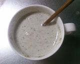 ホット 黒ゴマきな粉バナナ豆乳作り方5写真