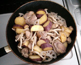 鶏肉とさつまいものほっこり煮作り方5写真
