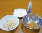 玄米ご飯で、ごま味噌五平餅作り方1写真