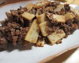長芋と牛肉の簡単炒め作り方4写真