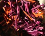 紅芋きんぴら作り方2写真