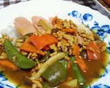 簡単直ぐ出来る☆緑黄色野菜の低カロカレー作り方13写真