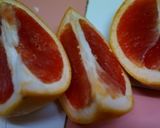 ピンクグレープフルーツカード作り方1写真