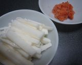 長いもサラダ✿めんたいソース和え作り方1写真