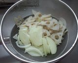 蓮根&玉葱のサラダ作り方2写真