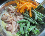 鶏もも肉といんげんのカレーかき揚げ♬作り方2写真