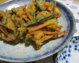 鶏もも肉といんげんのカレーかき揚げ♬作り方6写真