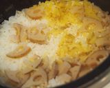 塩麹で炊く蓮根生姜ご飯作り方3写真