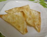 ワンタン・餃子の皮で☆簡単チーズ揚げ作り方3写真