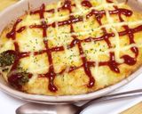 ☆絶品☆ハンバーグ×ポテサラグリル作り方9写真