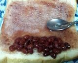 つぶぜんざい缶ジュースと食パンでおやつ作り方3写真