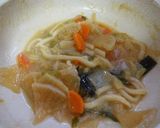 ズボラもんじゃ焼き風～～～（笑）作り方1写真