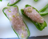 ピーマンの肉詰め・味噌煮込み。作り方3写真