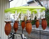 ピンチハンガーで手作り干し柿☆作り方7写真