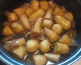 豚バラ肉と里芋の煮っころがし作り方8写真