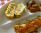 大葉とベーコンの卵焼き♡作り方6写真