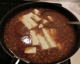 マーボー豆腐風のどんぶり♫作り方4写真