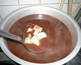 粟胡麻蓬3色生麩の塩ぜんざい　京都カフェ作り方5写真