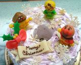 クリスマスケーキに☆ マジパンで柊作り方13写真