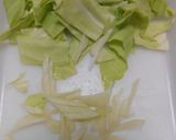 冬キャベツとベーコンのパスタ作り方2写真