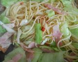冬キャベツとベーコンのパスタ作り方11写真