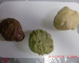 ヨーグルト酵母でふわふわ三色パン　作り方5写真