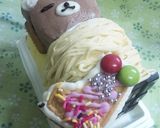 ロールケーキデコ☆くまさん作り方11写真
