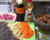 芋がらの炒め煮(*^◯^*)作り方1写真