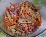電子レンジで【切り干し大根の甘辛煮】作り方2写真