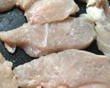 ヘルシー☆ムネ肉の照焼き柚子胡椒マヨ作り方5写真