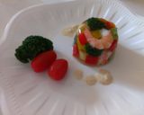 おもてなしに☆簡単！彩り野菜のゼリー寄せ作り方11写真